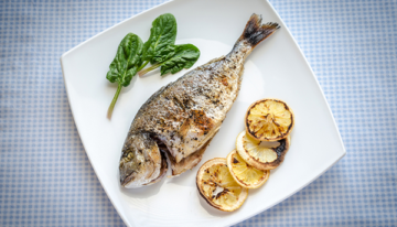 Whole Baked Sea Bream