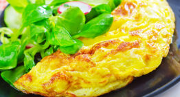 Cheesy Ham Omelette