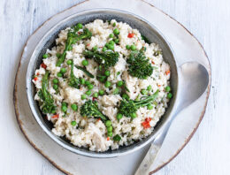 Spring Chicken and Vegetable Risotto