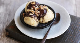 Frozen Banana with Chocolate and Nuts Recipe