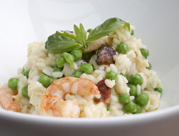 Prawn, Chorizo & Pea Risotto