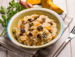 Pumpkin and Mushroom Risotto