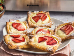 Puff Pastry Tarts with Ricotta and Strawberries