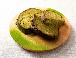 Matcha Bread with Orange