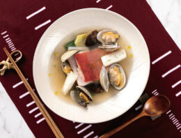 Steamed Red Mullet and Clams